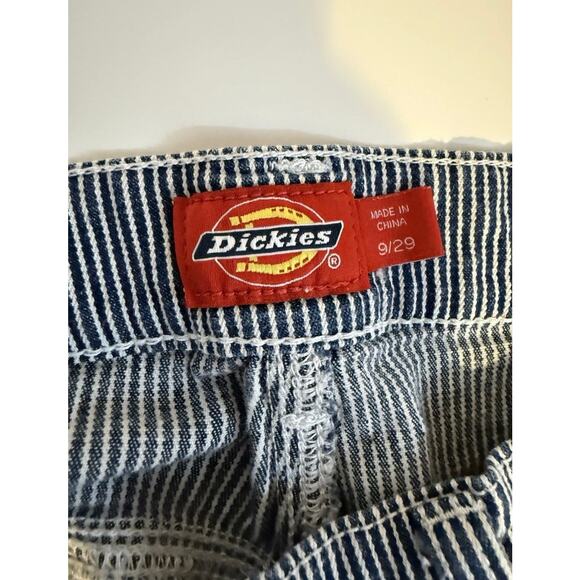 VTG Dickies Womens Carpenter Pants Size 9/29 Blue & White Model CP20R - Picture 4 of 13